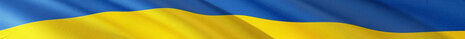 Ausschnitt aus einer ukrainischen Flagge